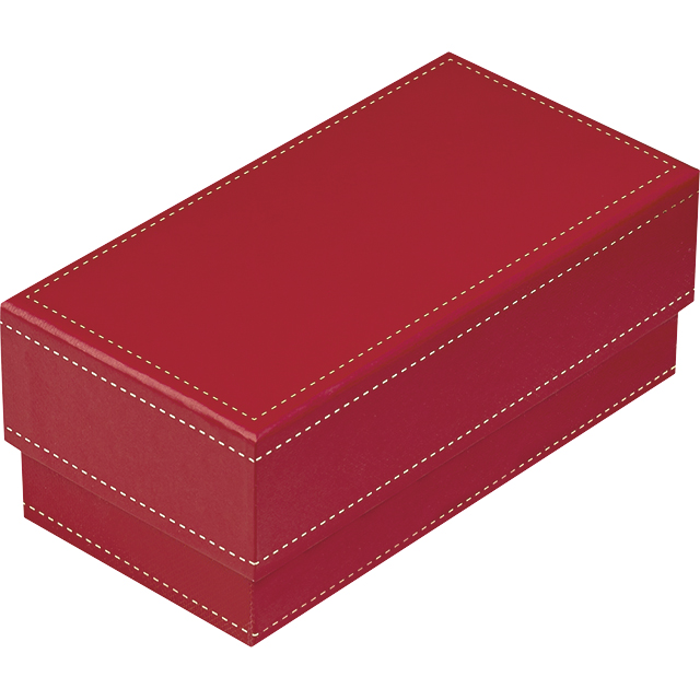 Coffret carton ballotin chocolats rubis/or 3 intercalaires or 