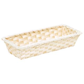 Basket rectangular bamboo nature 