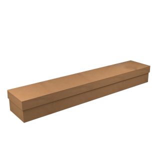 Box cardboard rectangle kraft