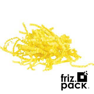 Friz.Pack Crinckle cut paper shred colour yellow - 10 kg box 