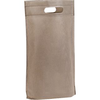 Bag non-woven polypropylene 2 bottles camel brown 