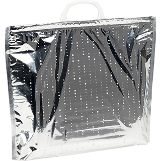 Bag isotherm white dots white handles