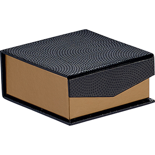 Box cardboard square chocolates removable brace copper/black/UV Printing magnetic closure