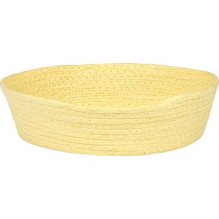 Tray paper rope round yellow