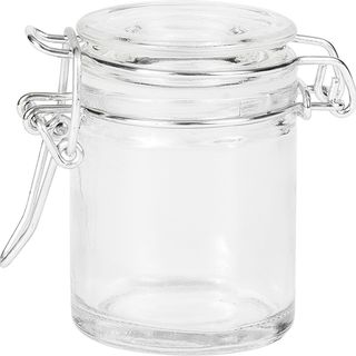 Jar glass metallic lid