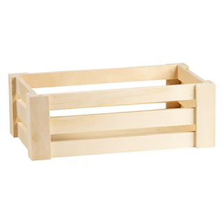 Tray wood rectangular