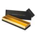 Rectangular black and white sweet box with separation insert and separate lid 23x7.5x3.3 cm