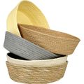 Tray paper rope round grey