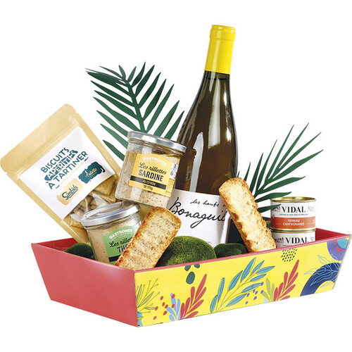 Bandeja cartón rectangular SABORES DE VERANO...