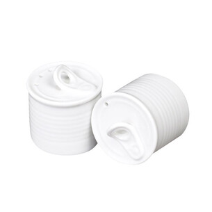 Salt & pepper white porcelain (individual size D5x5cm)