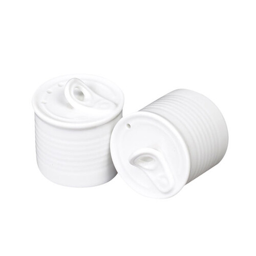 Salt & pepper white porcelain (individual size D5x5cm)