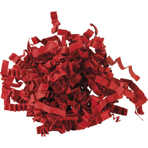 Friz.Pack Crinckle cut paper shred colour red - 10 kg box