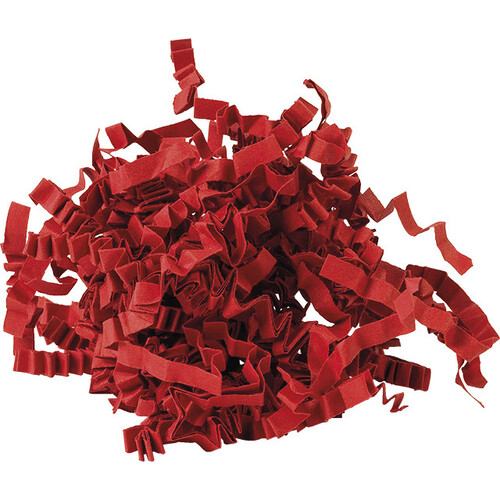 Friz.Pack Crinckle cut paper shred colour red - 10 kg box