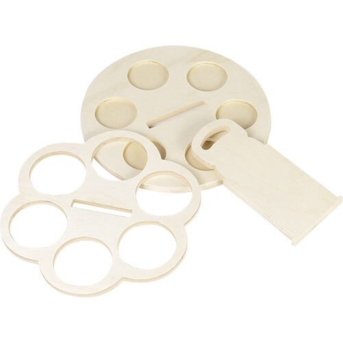 B.Turn Porta cerveza madera redondo con asa 6...