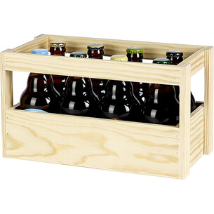 Casier bois pin 8 bières 33cl Steinie 2