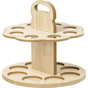 B.Turn beer Holder MDF round handle 8 Long Neck