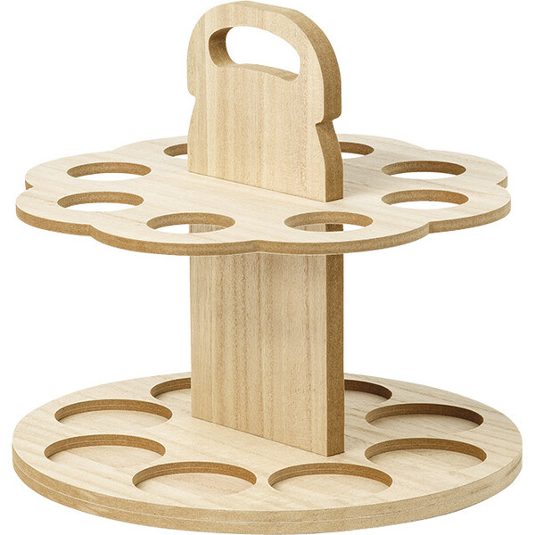 B.Turn beer Holder MDF round handle 8 Long Neck