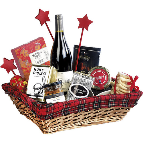 Tray wicker/wood rectangular brown...