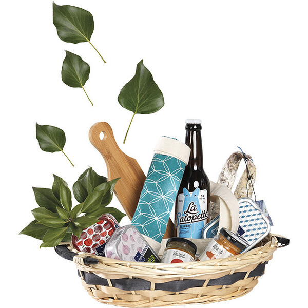 Tray wicker/wood oval natural black wood strip wooden black handles