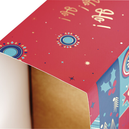 Caja cartón kraft rectangular funda MOSAICO...