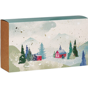 Coffret carton kraft rectangle fourreau CAMPAGNE...