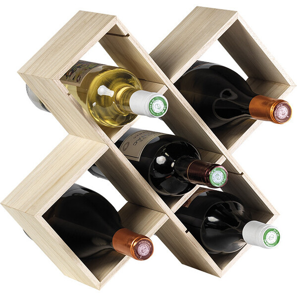 Caixa madeira 1 garrafa borgonha/Bourgogne/Champagne 5 garrafas
