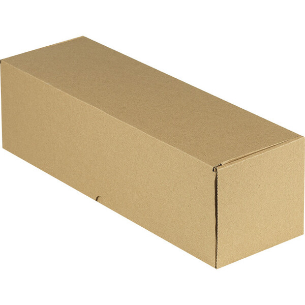 Coffret carton kraft 1 magnum livré à plat