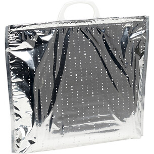 Sac isotherme décor pois blancs poignée blanche 2