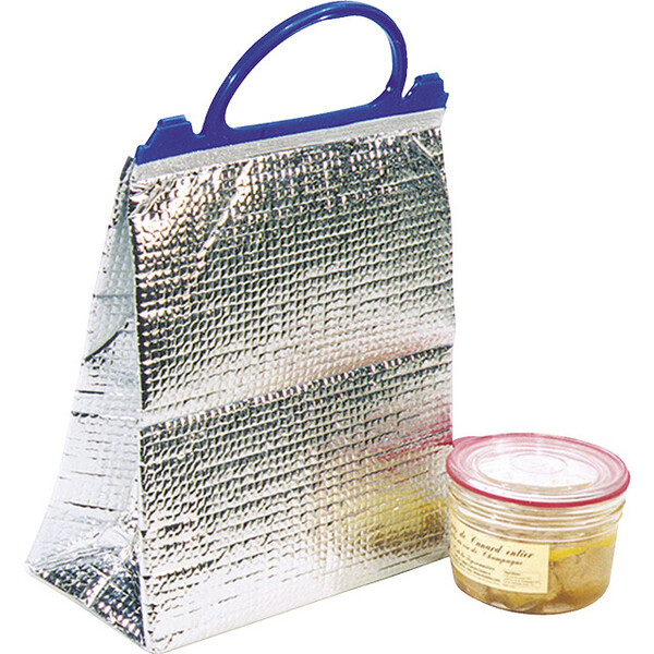 Bag isotherm rectangular aluminium