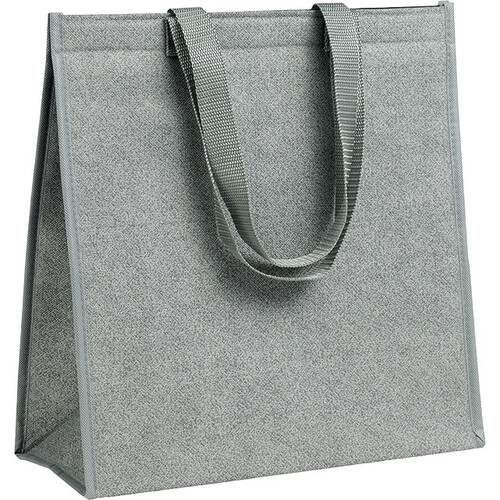 Bolsa isotérmica rectangular gris con 2 asas de...