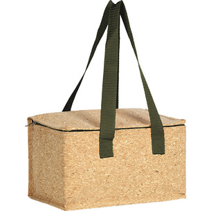 Sac isotherme rectangle liège 2 anses vertes nylon... 2