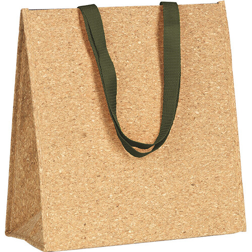 Sac isotherme rectangle liège 2 anses vertes...