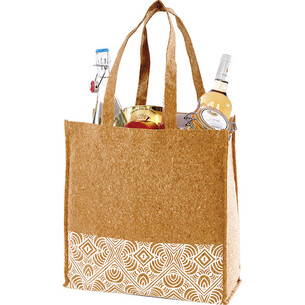 Sac isotherme rectangle liège BOHO blanc 2 anses... 2