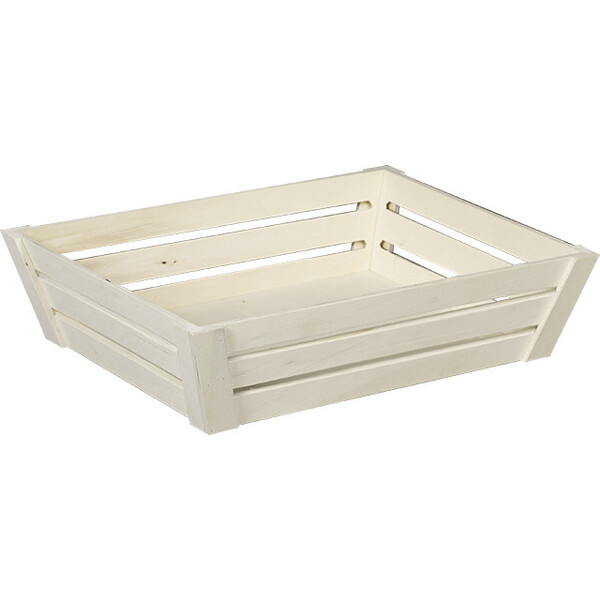 Bandeja madera rectangular calada