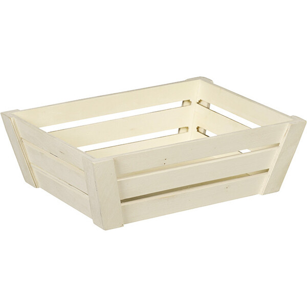 Tray wood rectangular