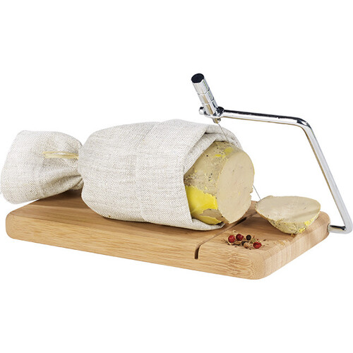 Foie Gras slicer bamboo tray