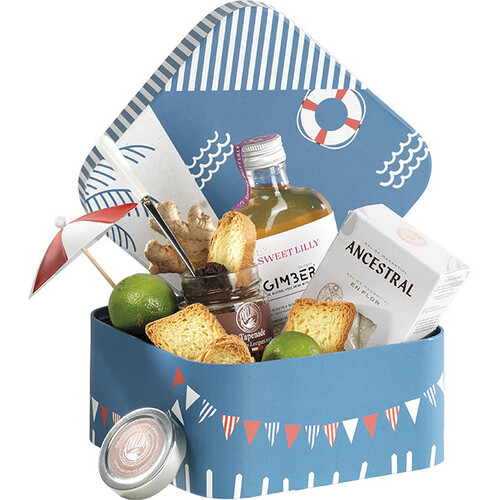 Coffret carton carré BORD DE MER