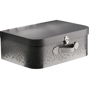 Suitcase cardboard rectangular LIGHTS AND SHADOWS grey/UV...