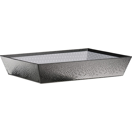 Tray cardboard rectangular LIGHTS AND SHADOWS grey/UV printing