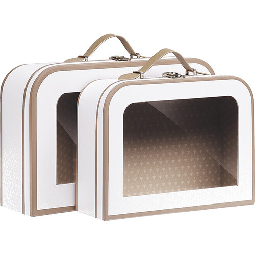 Suitcase cardboard rectangular LIGHTS AND...