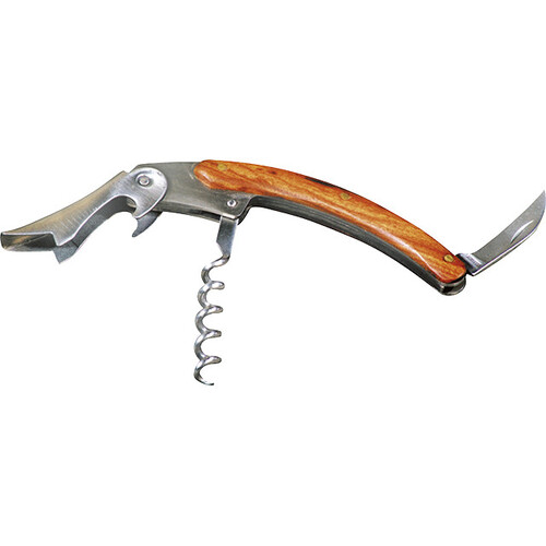 Sacacorchos madera/inox
