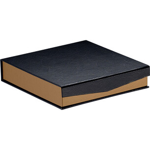 Coffret carton carré chocolats 4 rangées...