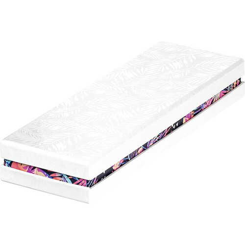 Coffret carton rectangle chocolats 2 rangées...