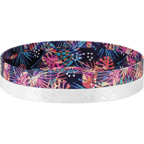 Tray cardboard round white/UV printing/tropical