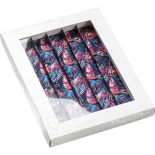 Coffret carton rectangle chocolats 5 rangées blanc/vernis...