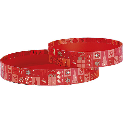 Box cardboard round CHRISTMAS MOSAIC...