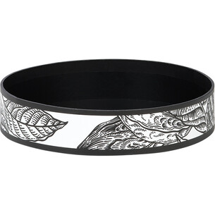 Corbeille carton ronde PRESTIGE CACAO blanc/noir-Les...