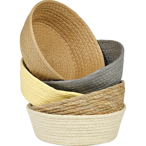 Tray paper rope round nature