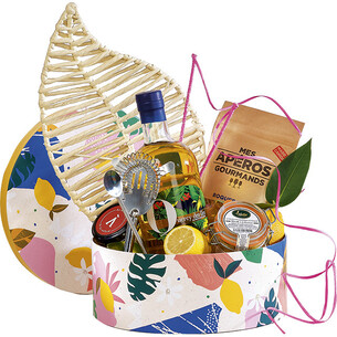 Box cardboard round CITRUS GARDEN 2