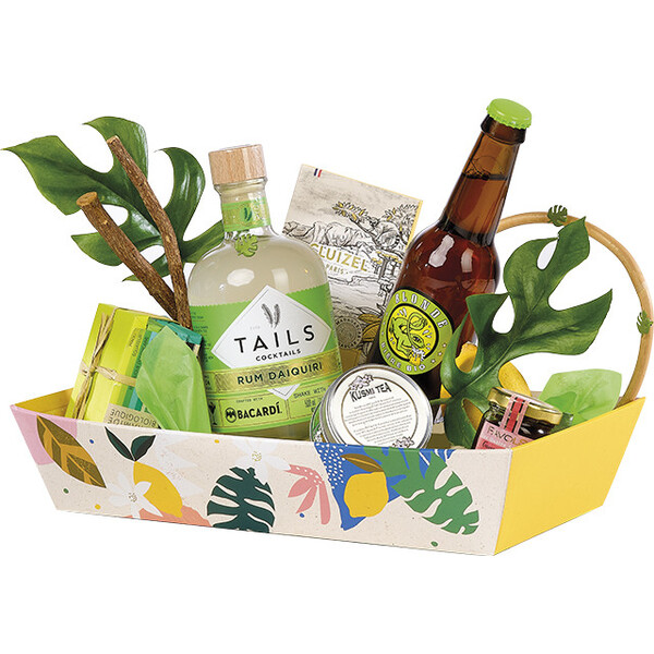 Bandeja cartão retangular JARDIM DE CITRINOS